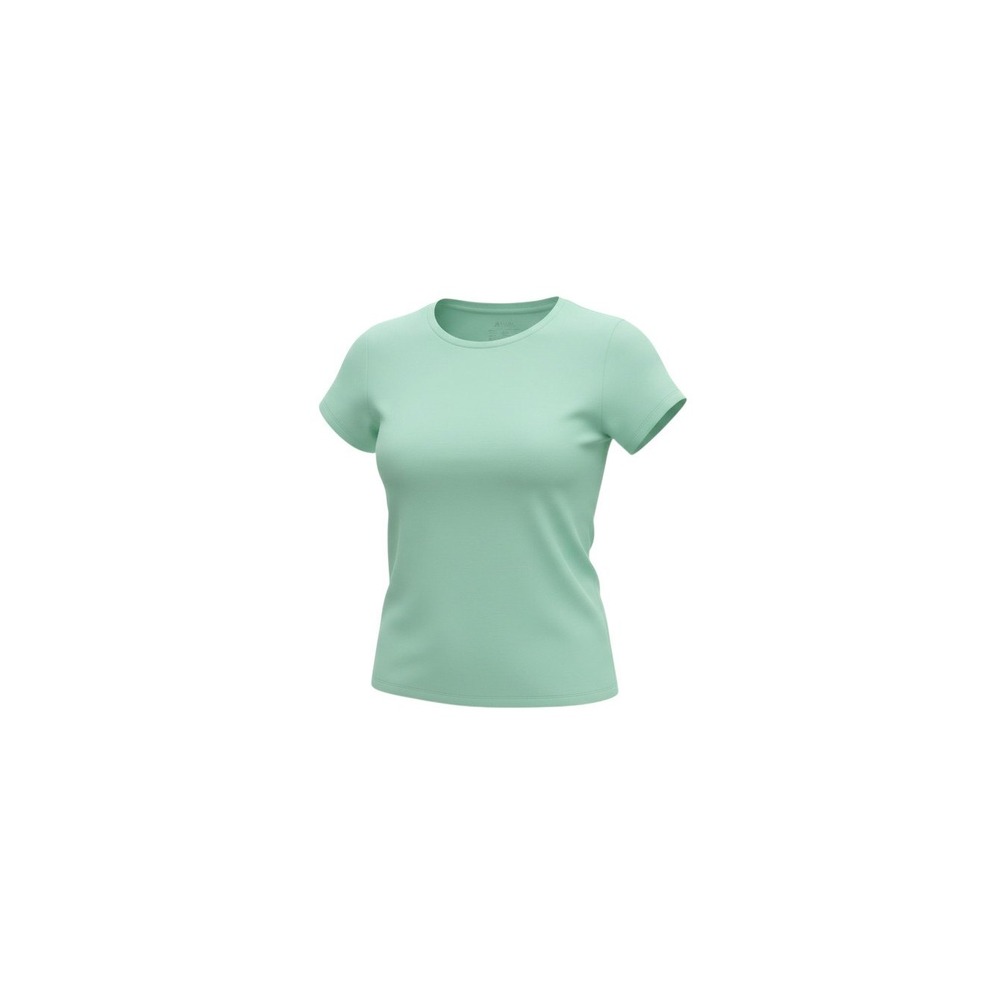 Avia Activewear T-Shirt Womens Medium Mint Green Recycled Polyester Crewneck Tee